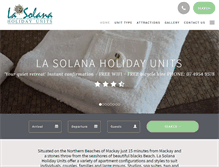 Tablet Screenshot of lasolanaholidays.com.au